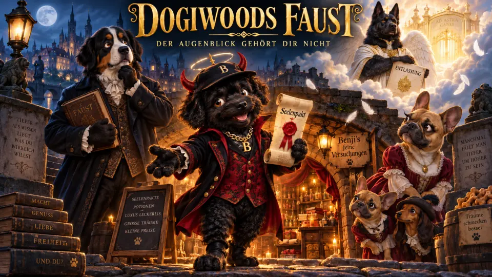 Ein Gästebucheintrag mit teuflischen Folgen: Dogiwood plant „Faust“